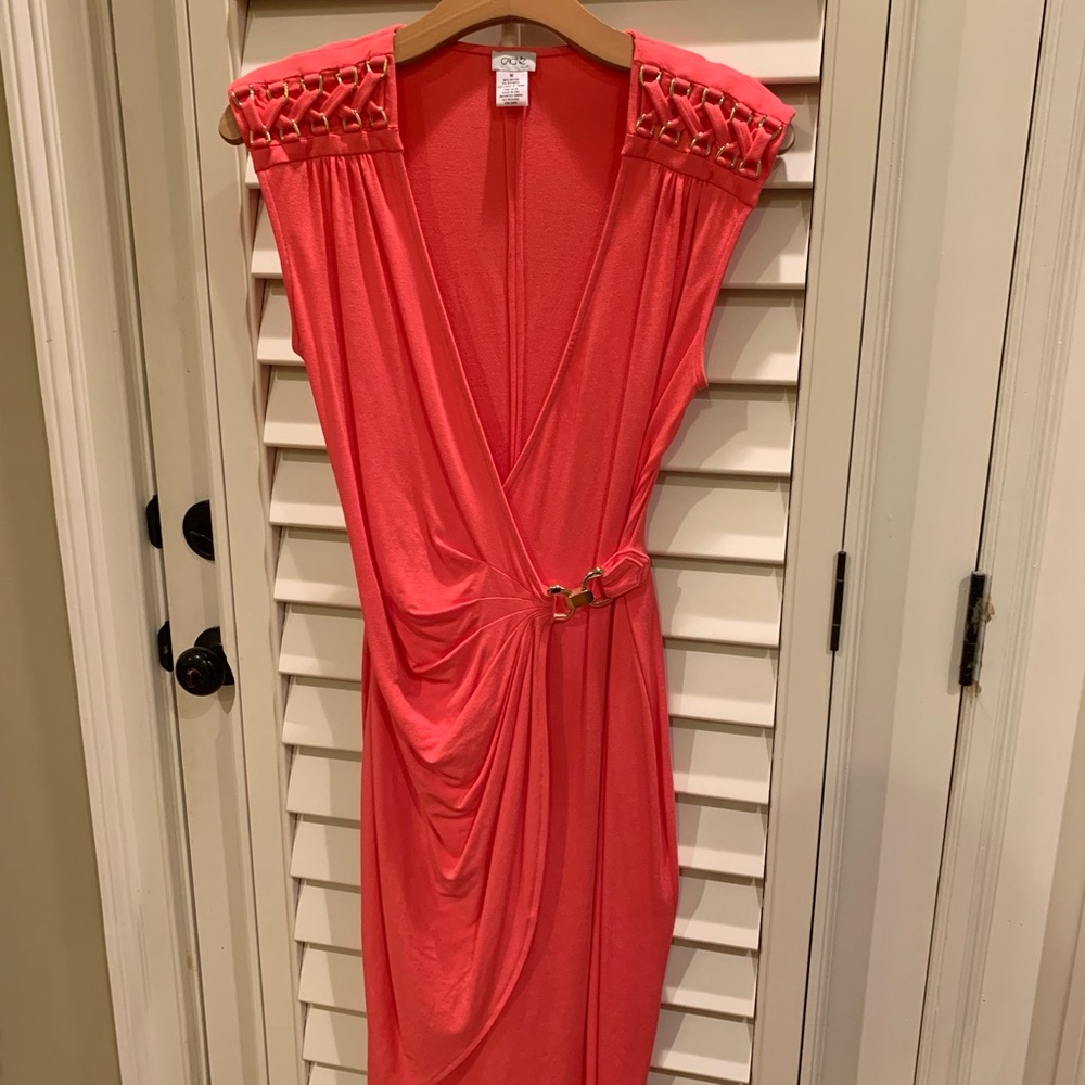 Cache coral dress